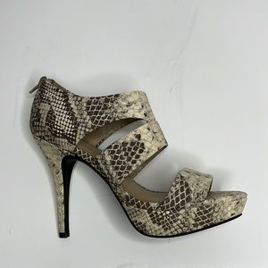 Fergalicious Brand New Snake Skin Stiletto heels - 9M